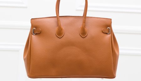 Real leather handbag Glamorous by GLAM - Brown -