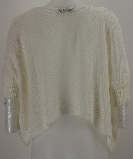 Damski sweter - biały -