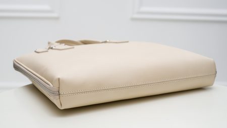 Real leather handbag Glamorous by GLAM - Creme -