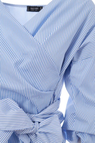 Női top Due Linee - Kék -