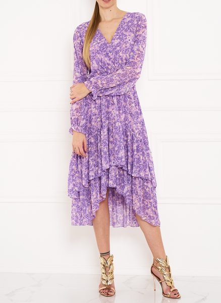 Damska sukienka Glamorous by Glam - purpurowy -