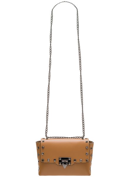 Bolso de cuero crossbody para mujer Glamorous by GLAM - Marrón -