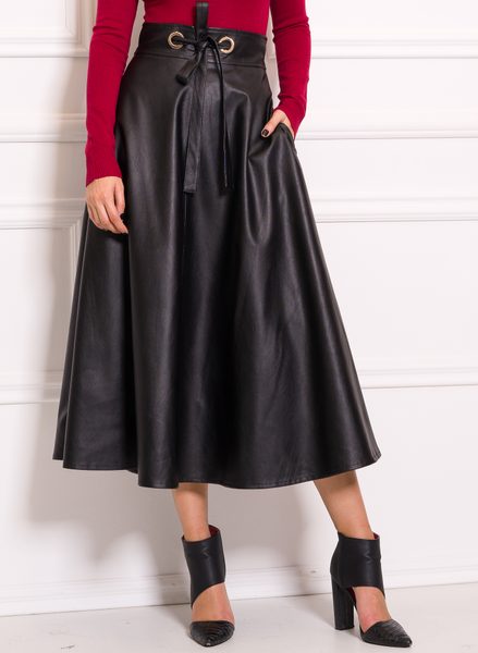 Skirt Due Linee - Black -