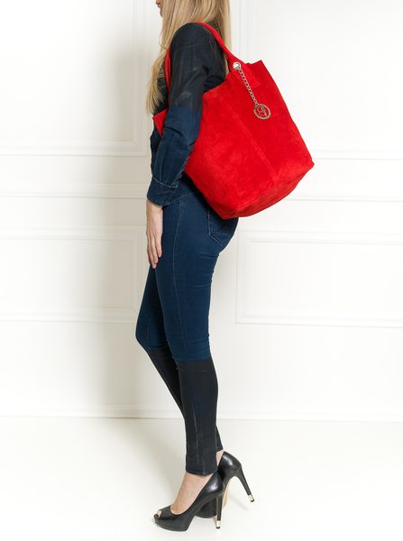 Borsa shopper da donna in pelle Glamorous by GLAM - Rosso -