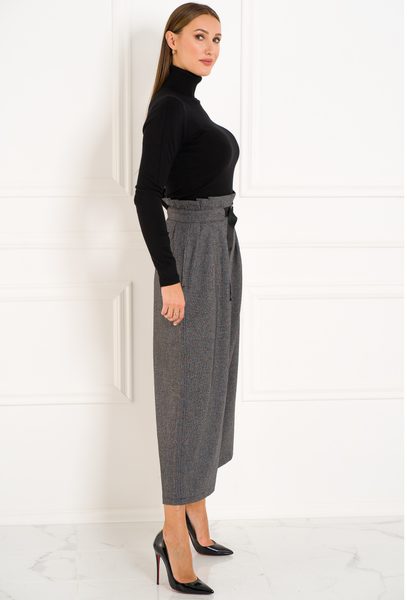 Women's trousers Due Linee - Grey -