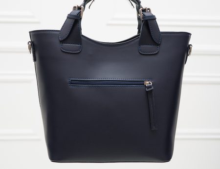 Borsa a mano da donna in pelle Glamorous by GLAM - Blu -