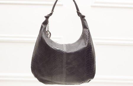 Real leather shoulder bag Glamorous by GLAM - Grey -
