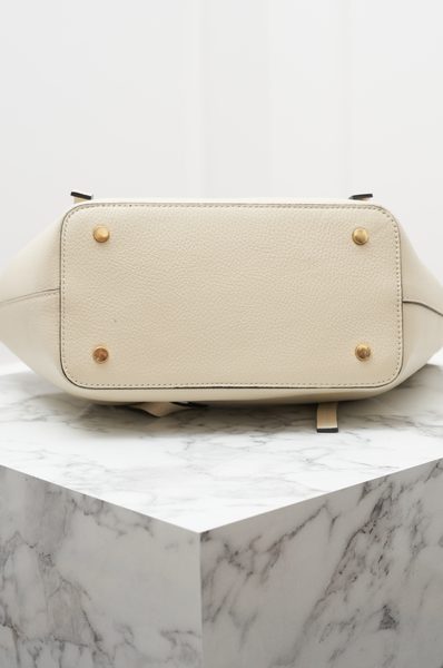 Real leather handbag Glamorous by GLAM - Beige -