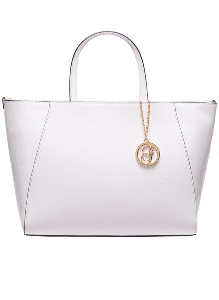 Borsa a mano da donna in pelle Glamorous by GLAM - Bianco -