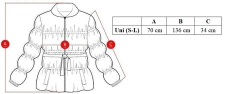 Geacă de iarnă de damă Due Linee - Neagră -