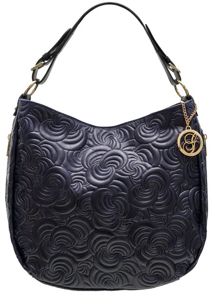 Borsa a spalla da donna in pelle Glamorous by GLAM - Blu -