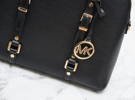 Real leather handbag Michael Kors - Black -