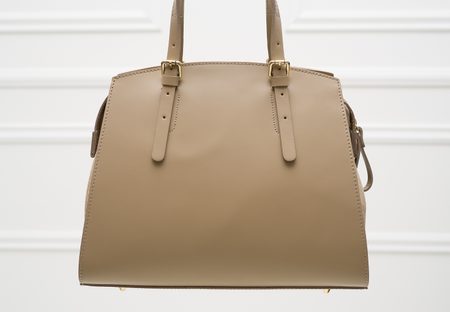 Borsa a mano da donna in pelle Glamorous by GLAM - Beige -