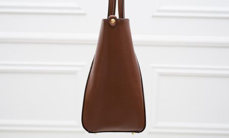 Bolso de cuero de mano para mujer Glamorous by GLAM - Marrón -