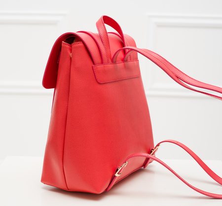 Mochila de mujer de cuero genuino Glamorous by GLAM - Rojo -