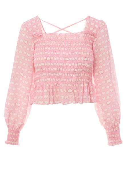Női top Glamorous by Glam - Rózsaszín -