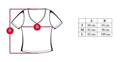 Női top Due Linee - Fekete -