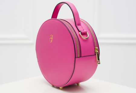 Real leather crossbody bag Glamorous by GLAM - Pink -