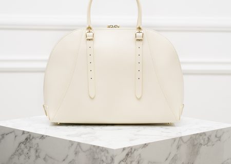 Guess Luxe kabelka do ruky ivory bílá -