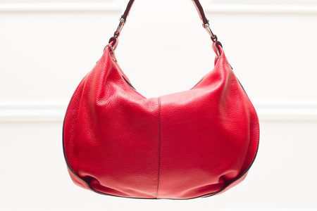 Real leather shoulder bag Glamorous by GLAM - Red -