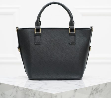 Real leather handbag Tru Trussardi - Black -