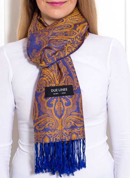 Women's scarf Due Linee - Orange -