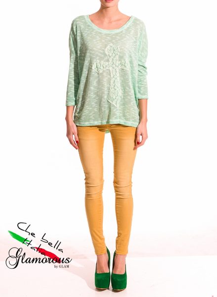 Maglione donna Glamorous by Glam - Verde -