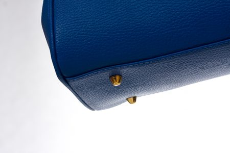 GbyG kožená kabelka modrá -
