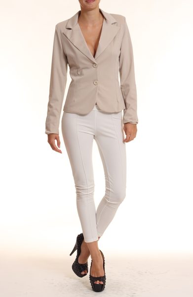 Dámské letní sako béžová -