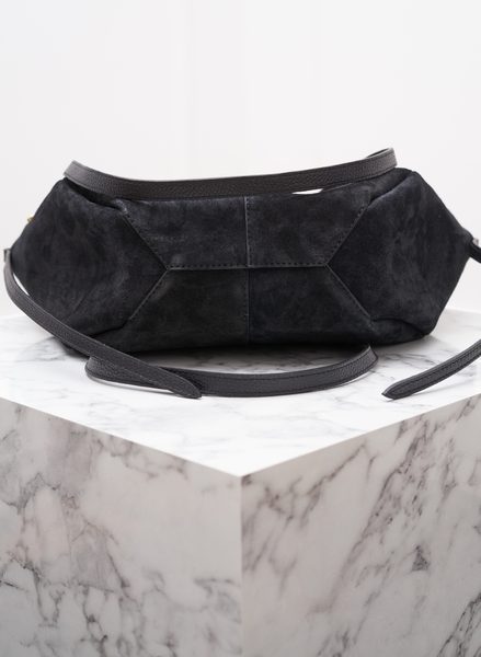 Real leather shoulder bag Glamorous by GLAM - Black -