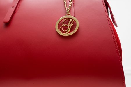 Bolso de cuero de mano para mujer Glamorous by GLAM - Rojo -