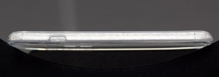 Kryt na Iphone 7/8 - žíhaný s třpytkami - stříbrná