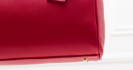 Bolso de cuero de mano para mujer Glamorous by GLAM - Rojo -