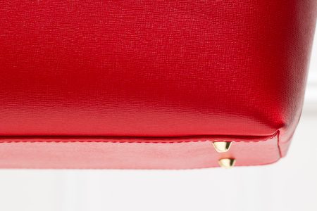 Real leather shoulder bag Glamorous by GLAM - Red -