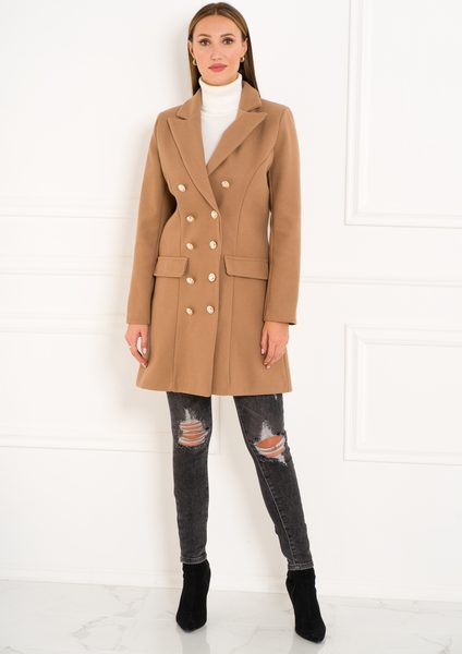 Women's coat CIUSA SEMPLICE - Beige -