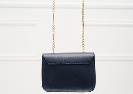 Real leather crossbody bag Glamorous by GLAM - Blue -
