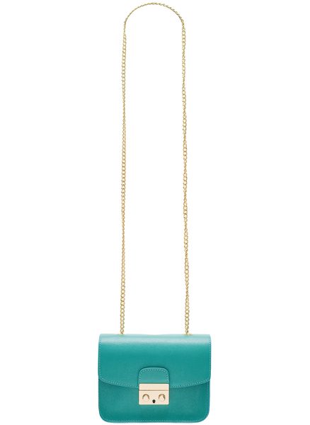 Bolso de cuero crossbody para mujer Glamorous by GLAM - Azul -