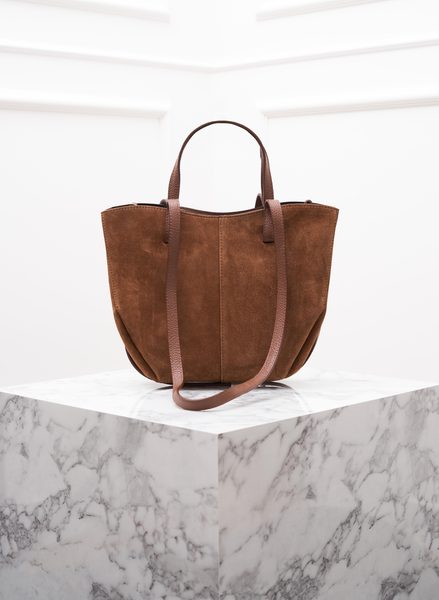 Real leather shoulder bag Glamorous by GLAM - Brown -