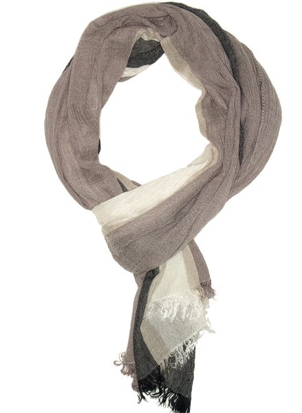 Foulard donna Due Linee - Grigio -