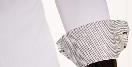 Camicia uomo - Bianco - nero -