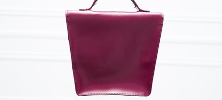 Bolso de cuero de mano para mujer Guy Laroche Paris - Borgoña -