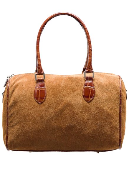 Real leather handbag Glamorous by GLAM - Brown -