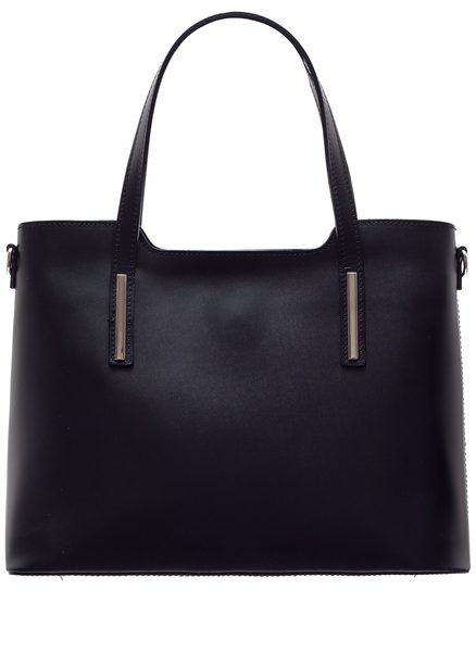 Bolso de cuero de mano para mujer Glamorous by GLAM - Negro -