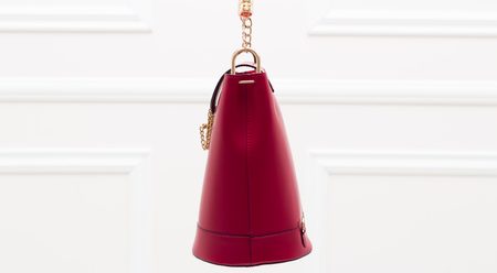 Dámske elegantné batoh ai kabelka - červená -