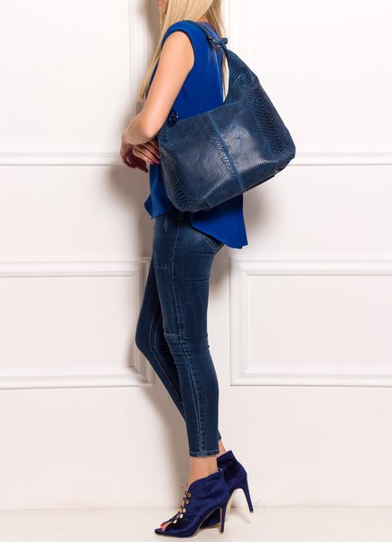 Borsa a spalla da donna in pelle Glamorous by GLAM - Blu -