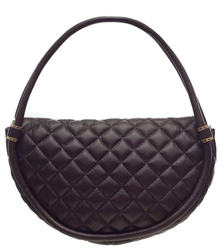 Bolso de hombro de cuero para mujer Glamorous by GLAM - Marrón -