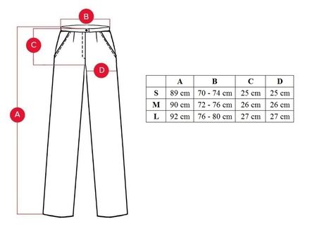 Pantaloni damă CIUSA SEMPLICE - Albastră -