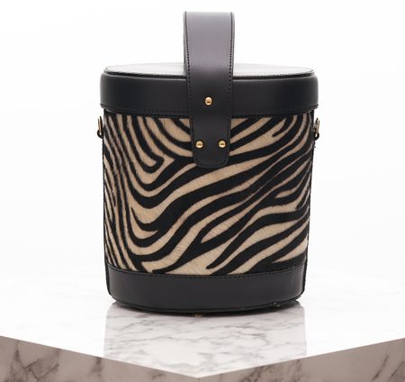 Borsa a mano da donna in pelle Glamorous by GLAM - Bianco - nero -