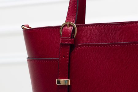 Bolso de cuero de mano para mujer Glamorous by GLAM - Rojo -