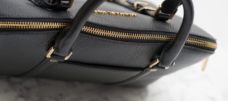 Bolso de cuero de mano para mujer Michael Kors - Negro -